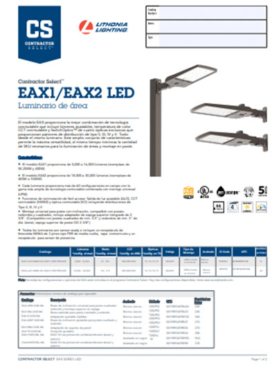 EAX2 LED